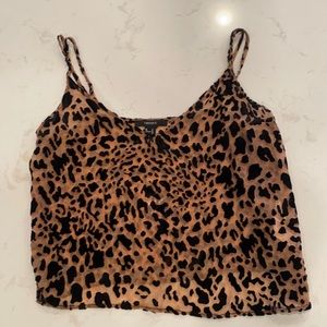 Forever 21 cheetah print top